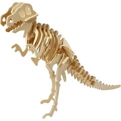 3D fából készült dinoszaurusz modell