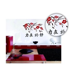 Stencil XXL Kínai békében 4-rész 100x70 cm