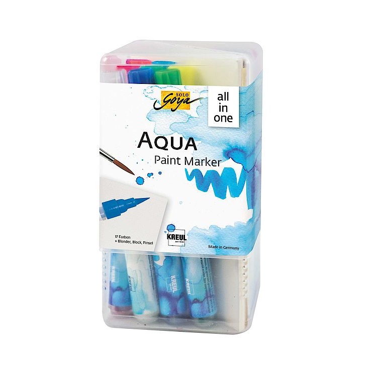 Akvarell marker szett Aqua Solo Goya Powerpack All-in-one 