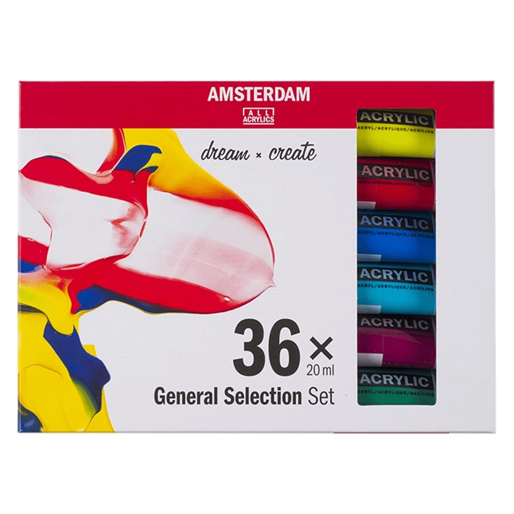 Akrilfesték készlet AMSTERDAM dream and create 36 x 20 ml