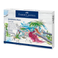 Akvarell színes ceruzák Goldfaber aqua Faber-Castell gift set