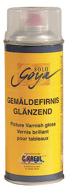 Befejező lakk spray Solo Goya 400 ml - fényes
