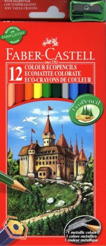 Castell szinesceruza készlett - 12 szín