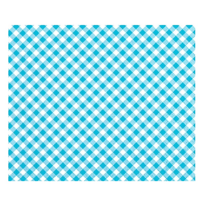 Decoupage szalvéta - Kék-fehér négyzetek - 1 db
