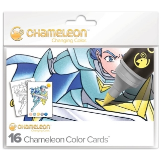 Chameleon kifestő kártyák - Manga / szett 16 db