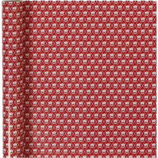 Csomagolópapír | red white drum 70 cm x 4 m
