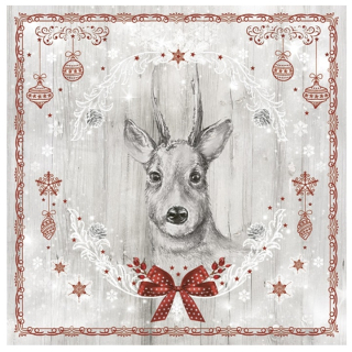 Decoupage szalvéta  Painted Deer - 1 db