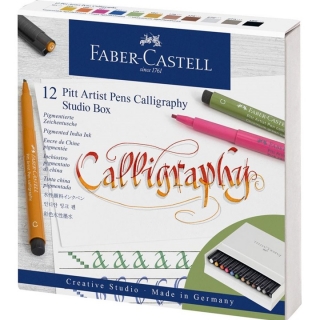 Kalligrafikus tollak Faber-Castell Pitt / studio box 12 db