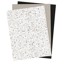 Műbőr papír  Monochrome - 3 db, 1 csomagolás