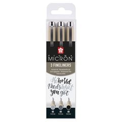 Műszaki tollkészlet Sakura Pigma Micron 3 fineliners